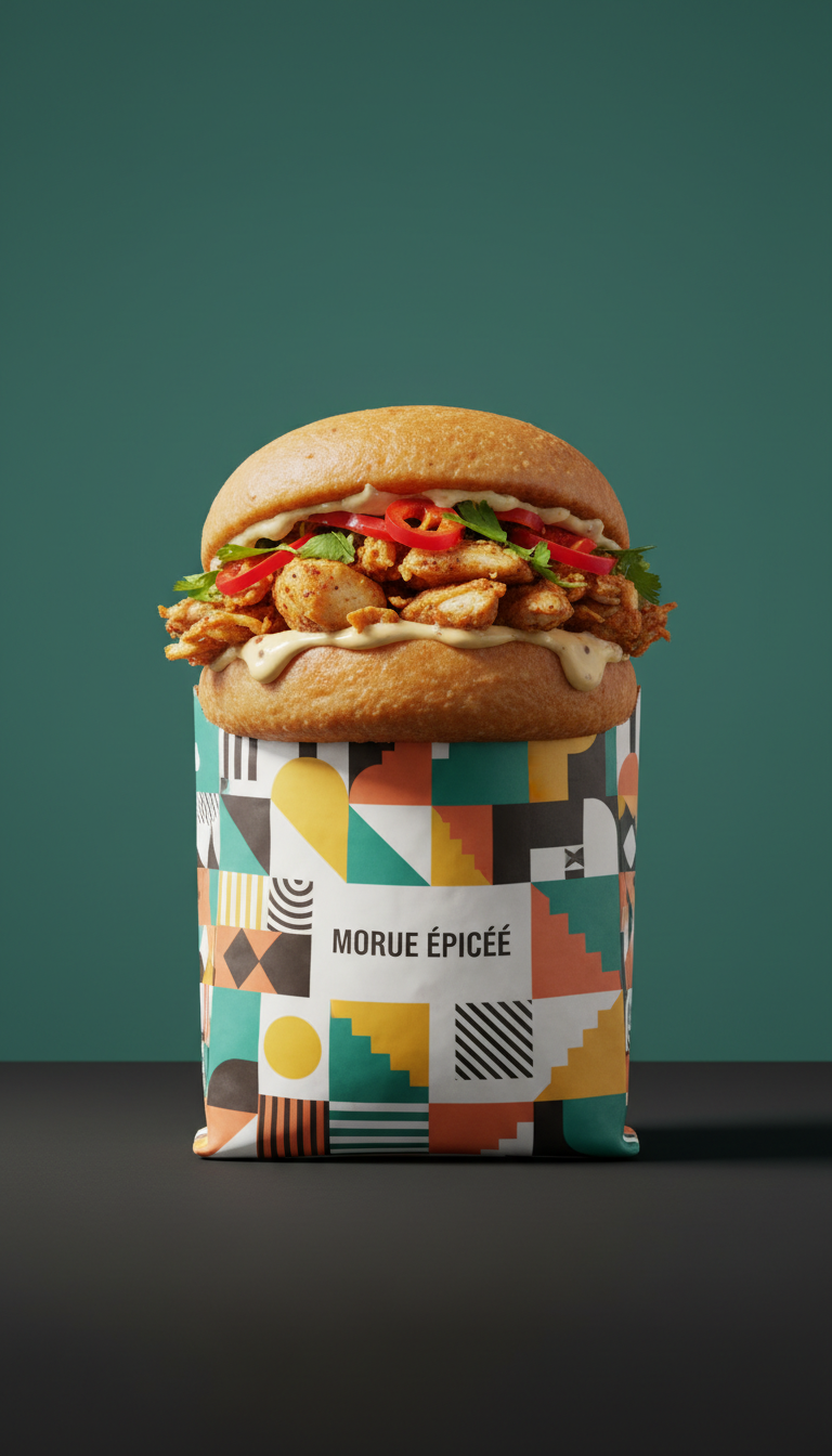 Bokit morue épicée généreuse